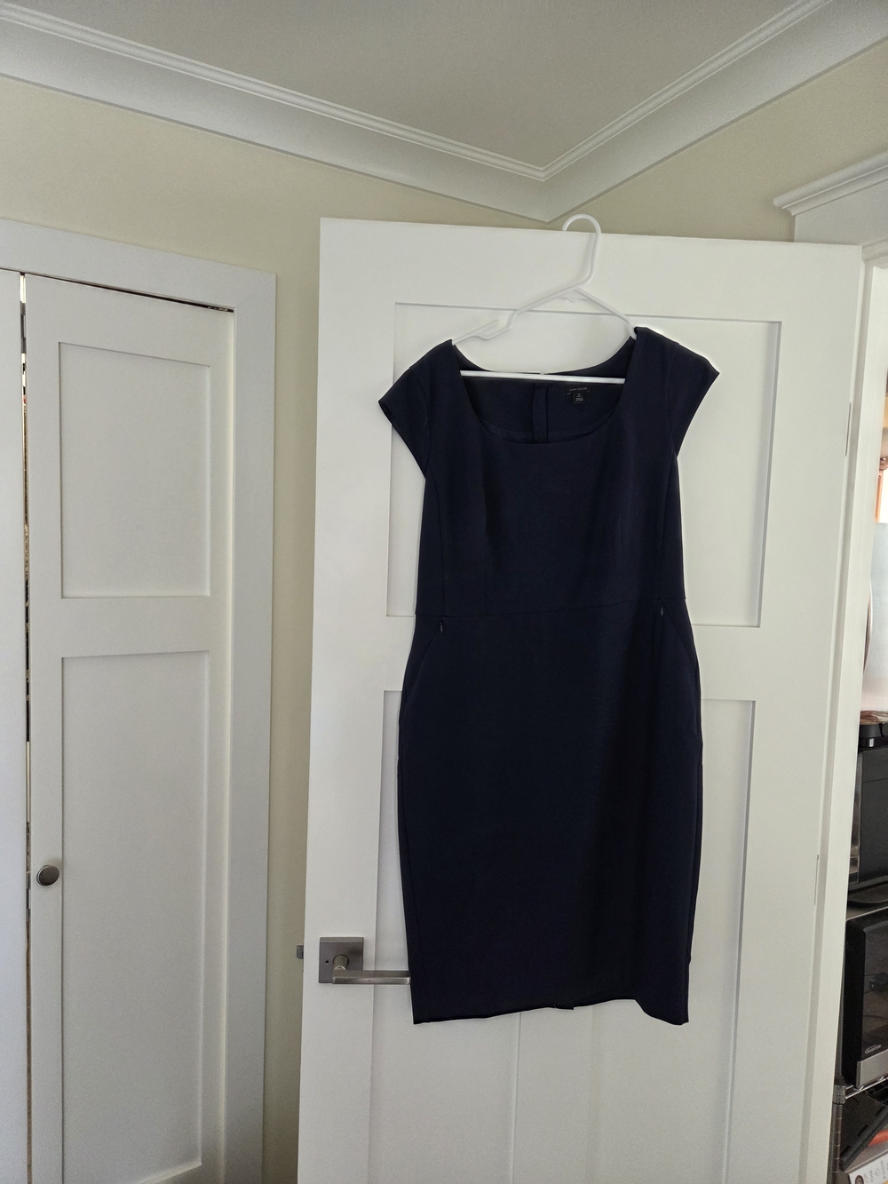 Ann Taylor Navy Sheath Dress - Women